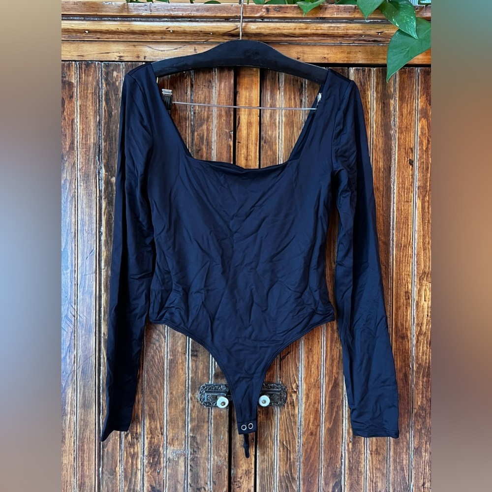 F21 square neck bodysuit